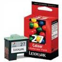 Lexmark 10N0027A (No27) Genuine Colour  Ink Cartridge Moderate Use