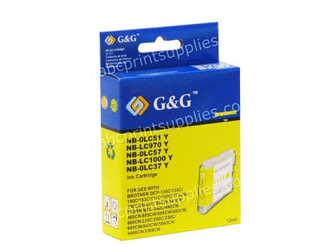 Brother LC37Y printer cartridge for Brother DCP135C, DCP150C, MF260C, MFC235C printers