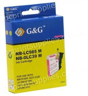 Brother LC39M magenta compatible printer cartridge