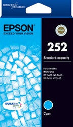 Epson WF-3640 Cyan (C13T252292) Genuine Ink Cartridge