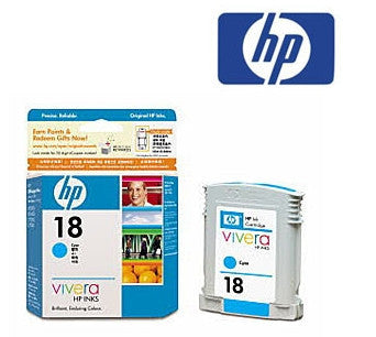 HP C4937A (HP 18) Genuine Cyan Ink Cartridge