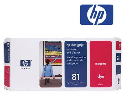 HP C4992A (HP 81)  Genuine Magenta Dye Printhead & Cleaner Value Pack