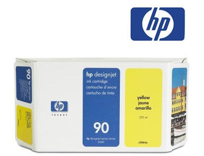 HP C5065A (HP 90)  Genuine Yellow Ink Cartridge