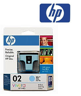 HP C8774WA (HP 02)  Genuine Light Cyan Ink Cartridge