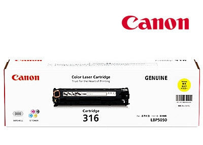 Canon Cart316Y Genuine Yellow Cartridge