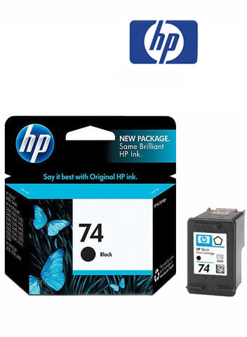 HP CB335WA (HP 74) Genuine Black Ink Cartridge