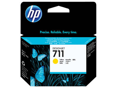 HP CZ132A #711Y  Genuine Yellow Ink Cartridge