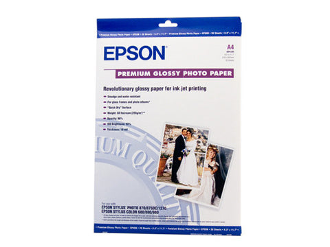 Epson Premium Glossy Photo Paper A4 20 Sheets 255gsm
