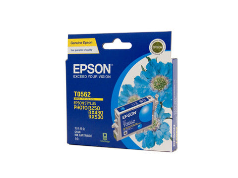 Epson T0562 Genuine Cyan Ink Cartridge - 290 pages