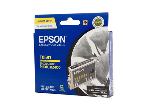 Epson T0591 Genuine Black Ink Cartridge - 450 pages