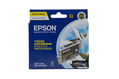 Epson T0595 Genuine Light Cyan Ink Cartridge - 450 pages