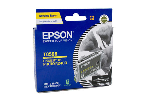 Epson T0598 Genuine Matte Black Cartridge- 450 pages