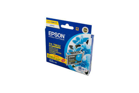 Epson T0632 Genuine Cyan Ink Cartridge - 380 pages