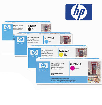 HP 2550 Genuine B,C,M,Y BundleToner Cartridges