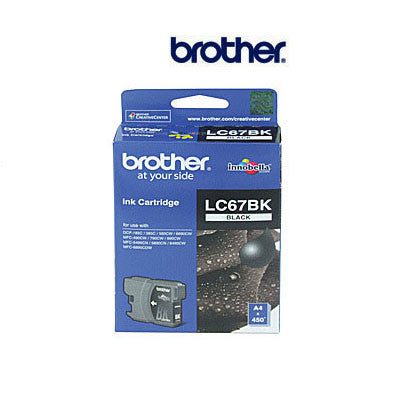 Brother LC-67BK  genuine black ink cartridge