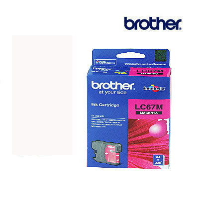 Brother LC67M Genuine Magenta  Ink Cartridge