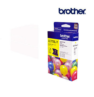 Brother LC77XLY  Genuine Yellow Ink Cartridge