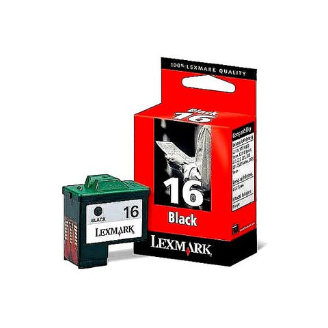 Lexmark 10N0016A (No16) Genuine Black Ink Cartridge