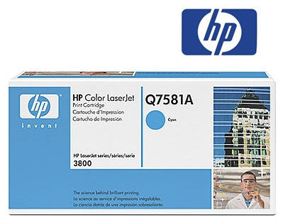 HP Q7581A  Genuine Cyan Toner Cartridge