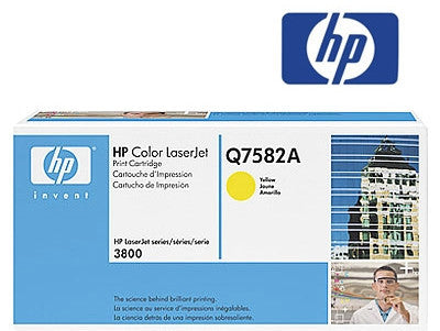 HP Q7582A  Genuine Yellow Toner Cartridge