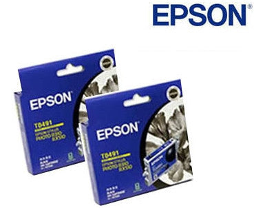 Epson C13T049190BP genuine twin pack printer cartridges