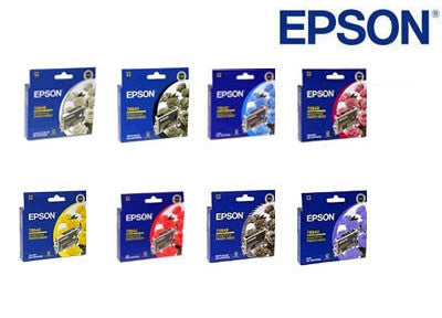 Epson  T0540, T0541, T0542, T0543, T0544, T0547, T0548, T0549 genuine printer cartridges