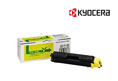 Kyocera TK-584Y Genuine Yellow Laser Cartridge