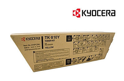 Kyocera TK-810Y Genuine Yellow Toner Cartridge