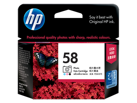 HP C6658AA (HI58) Genuine Photo Ink Cartridge - 125 pages