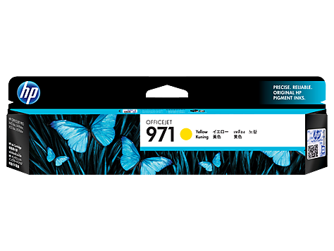 HP CN624AA (HI971Y)  Genuine  Yellow Ink Cartridge - 2,500 pages