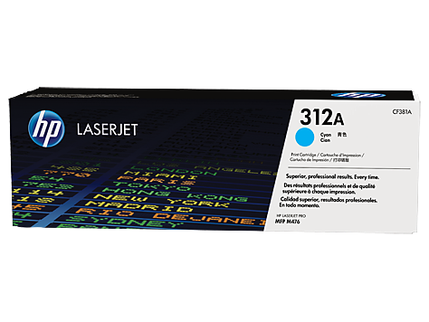 HP CF381A(HT312C)  Cyan Toner Toner Cartridge - 2,700 pages