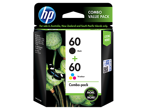 HP CN067AA (HI60BCT) Genuine Black and Colour ink Cartridge - Black, 200 pages Colour, 165 pages