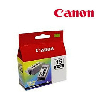 Canon BCI15BK genuine inkjet printer cartridge