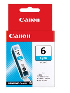 Canon BCI-6C genuine Cyan Ink Tank 