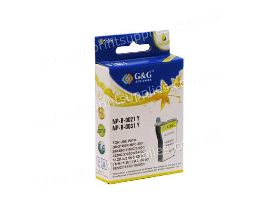 Brother LC21Y / LC31Y  Yellow  Ink Cartridge Compatible