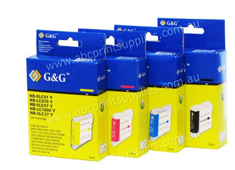 Brother LC37  Ink Cartridge BCMY Bundle Pack Compatible