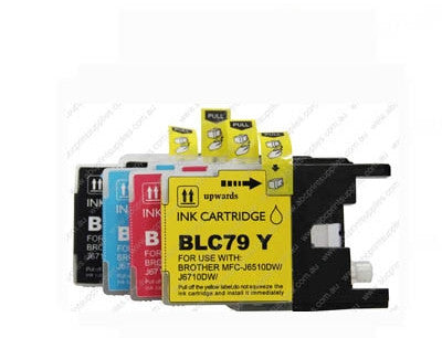 Brother LC77 BCMY bundle compatible inkjet cartridges
