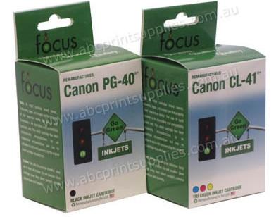 Canon PG40 & CLI41 Black & Tricolour Combo Pack Remanufactured