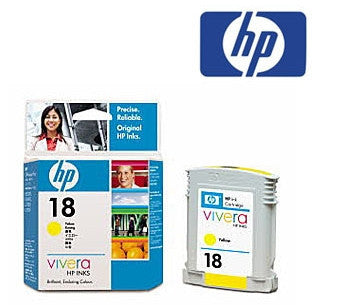 HP C4939A (HP 18) Genuine Yellow Ink Cartridge