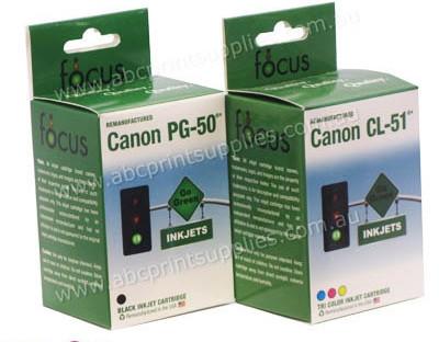 Canon PG50 & CLI51 Black & Tricolour Bundle Pack Remanufactured