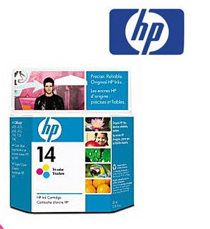 HP C5010A (HP 14) genuine Tricolour Wide Format Ink Cartridge