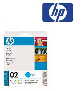 HP C8771WA (HP 02)  Genuine Cyan Ink Cartridge