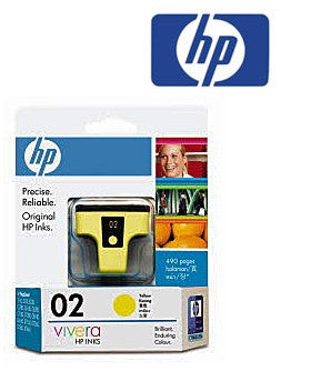 HP C8773WA (HP 02)  Genuine Yellow Ink Cartridge