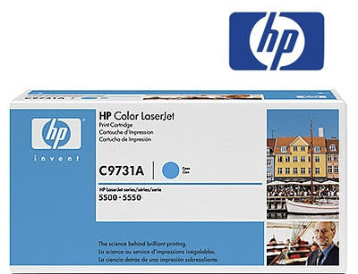 HP C9731A  Genuine  Laser Toner Cartridge - 12,000 page yield