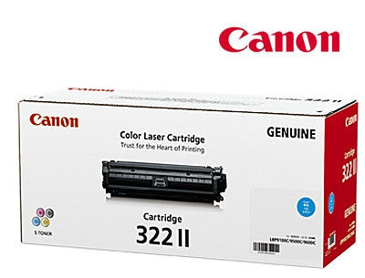 Canon Cart-322CII Genuine Cyan High Yield Toner  Cartridge