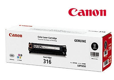 Canon Cart-316BK genuine toner cartridge for  LBP5050N by Canon