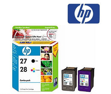 HP CC628AA (HP27, HP28) Genuine Black/colour Ink Cartridge Combo Pack