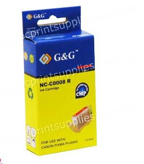 Canon CLI8R Red Ink Cartridge with Chip Compatible