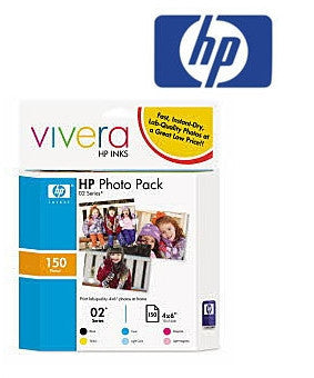 HP 02 (CG849AA) 6 value pack  Ink Cartridges 
