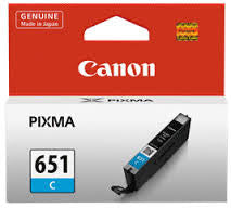 Canon CLI-651C Genuine Cyan Ink Cartridge